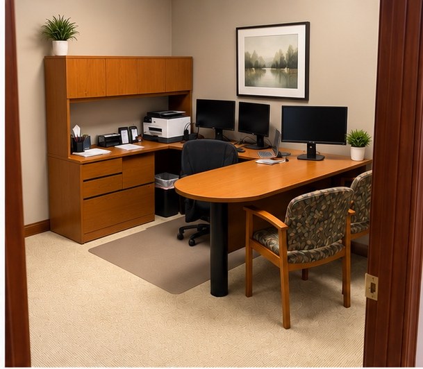 Clean professional office