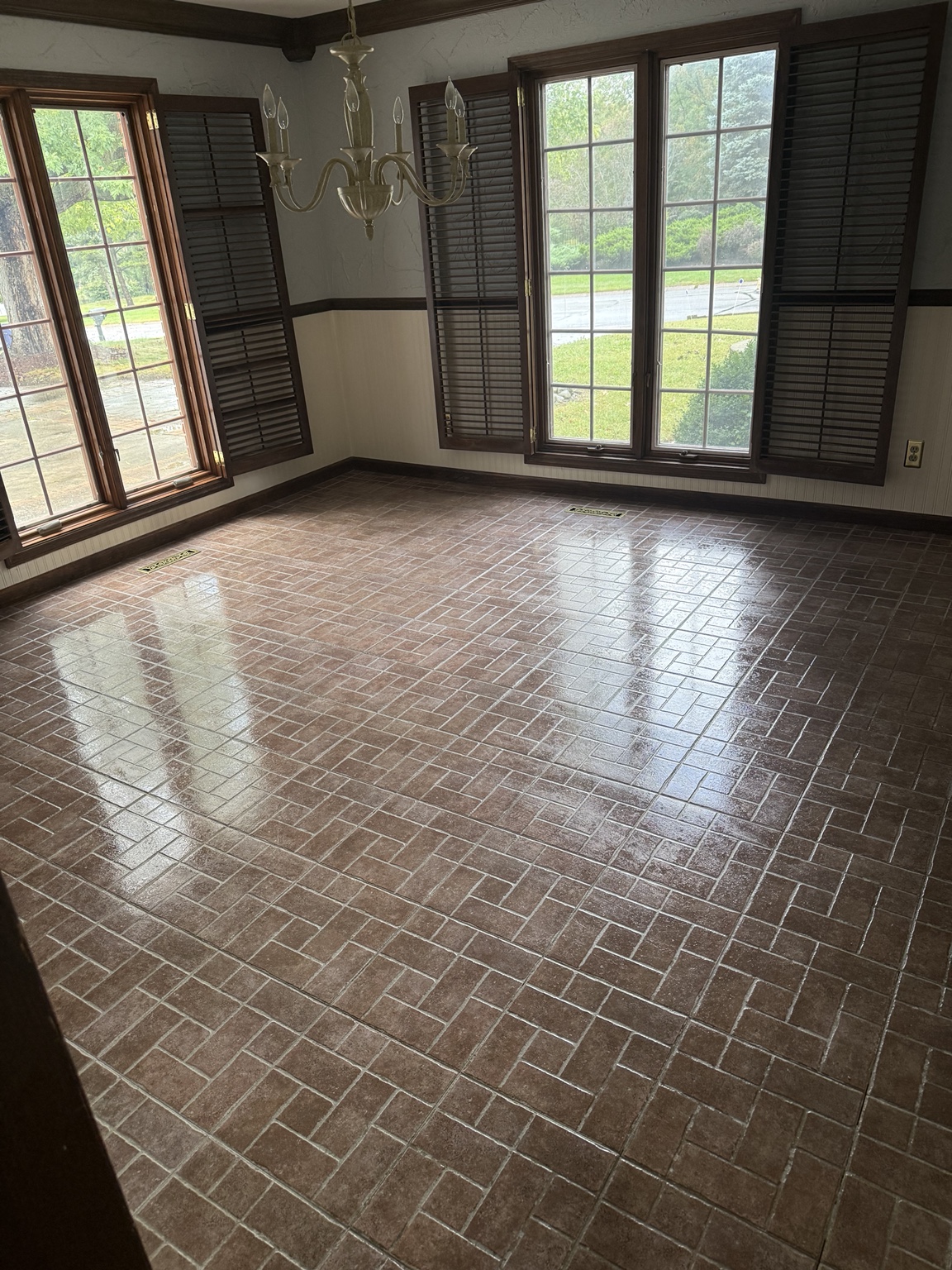 Clean finished floors